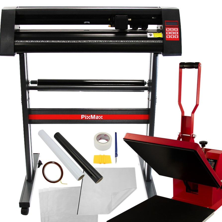 Värmepress 38 x 38cm & 720mm Skärplotter