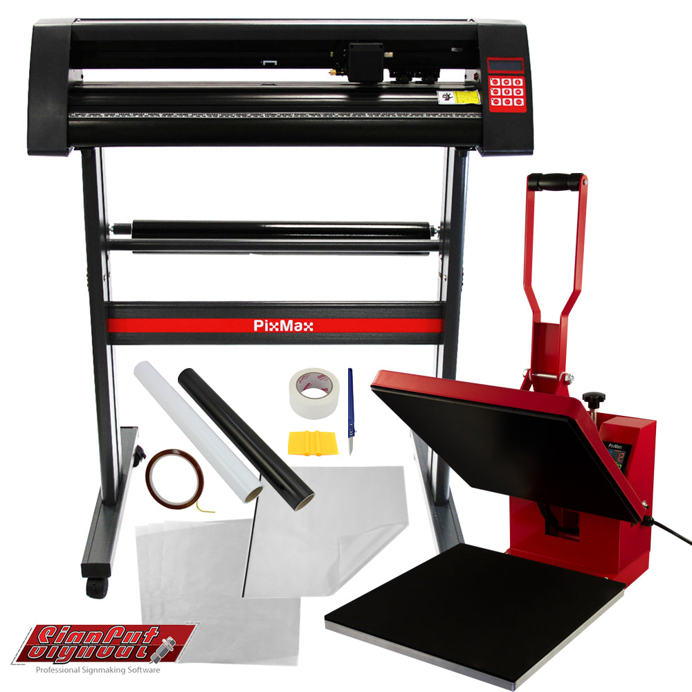 Värmepress 38 x 38cm & 720mm Skärplotter