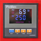 PixMax 50cm Värmepress med Clam-öppning, Skärplotter