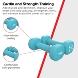 2 neoprenhantlar på 1 kg