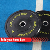 Body Revolution Olympiska Bumper Viktskivor (Svarta)