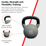 Body Revolution 18 kg Neoprenklädda Kettlebells