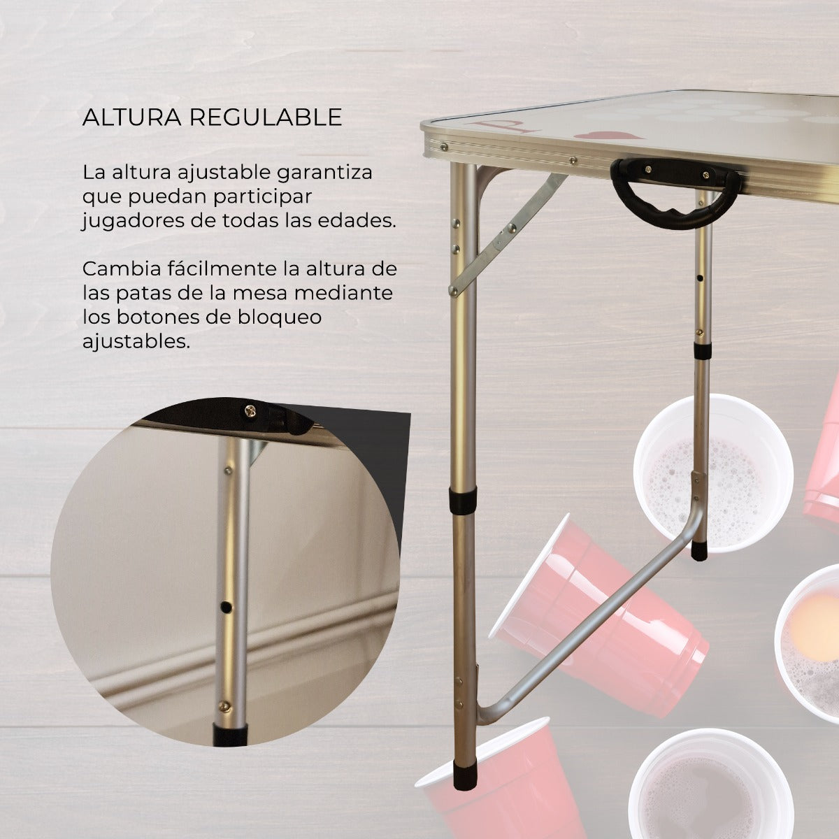 Beer Pong Bord 244 cm