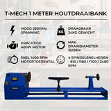 T-Mech Träsvarv med svarvstålset