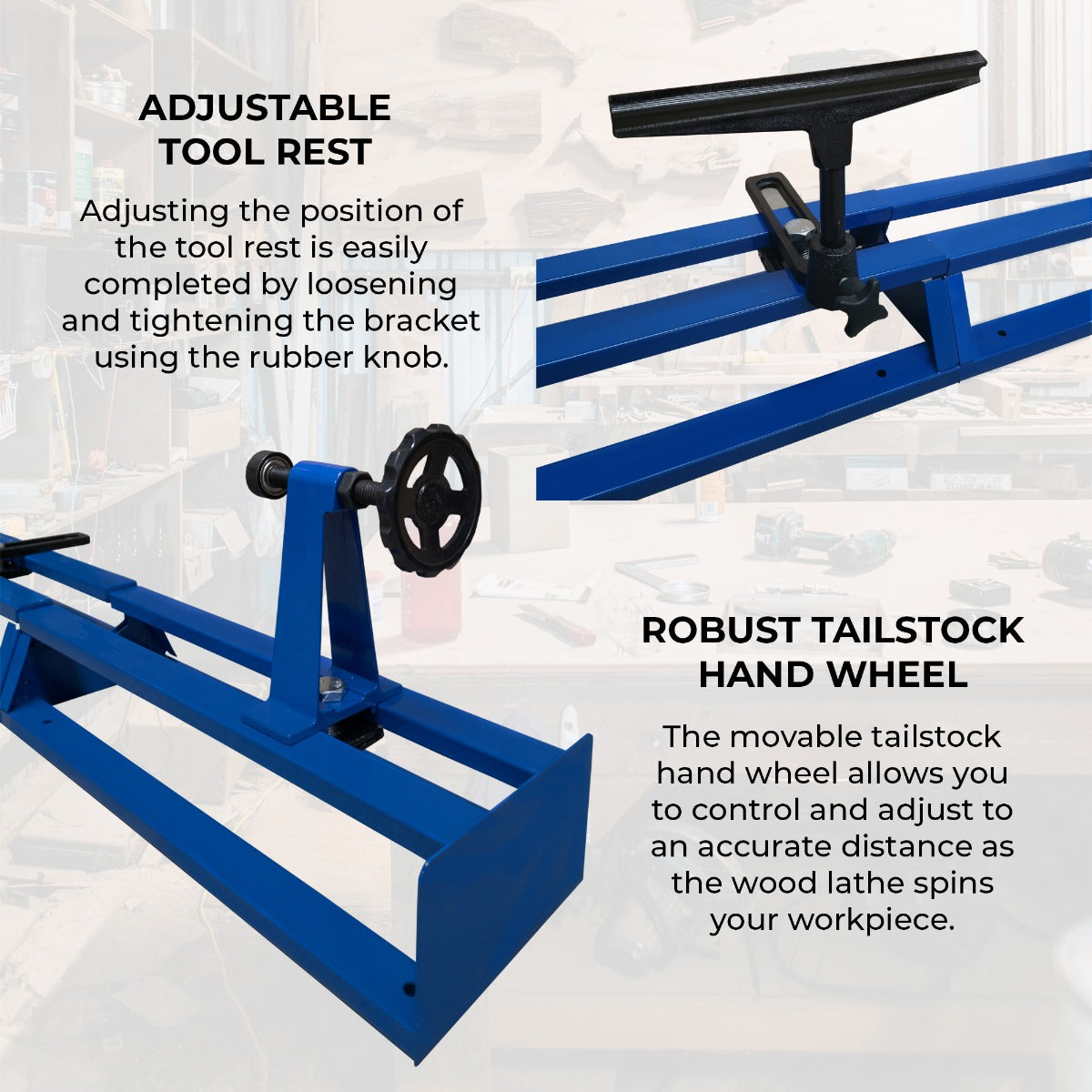 T-Mech Träsvarv med svarvstålset