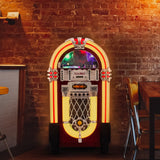 MonsterShop Retro Jukebox med Ljudsystem & Belysning
