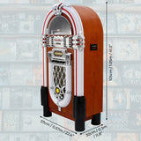 MonsterShop Retro Jukebox med Ljudsystem & Belysning