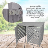 Förråd för Två Soptunnor (Grå)