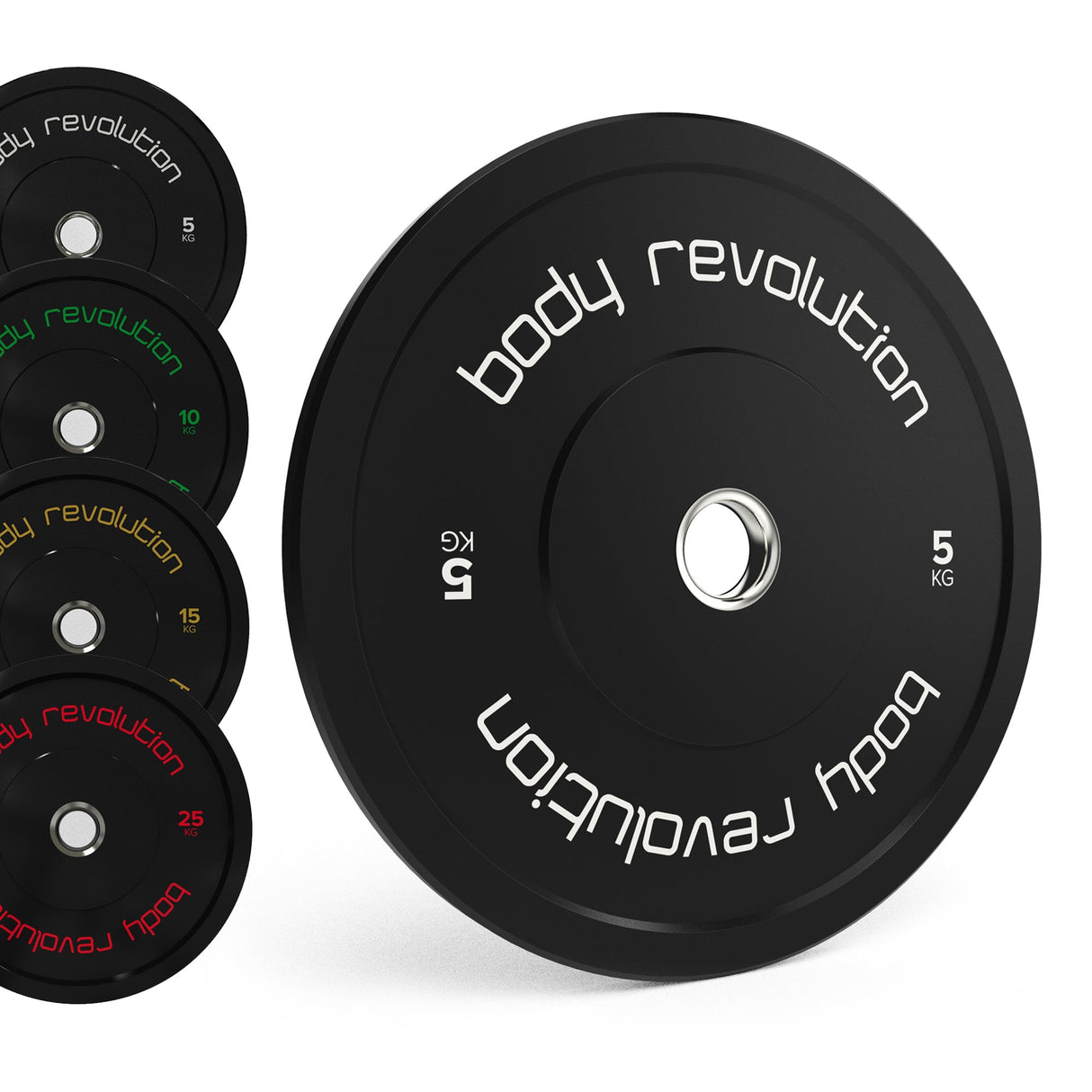 Body Revolution olympiska bumpervikter (svarta)