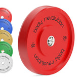 Body Revolution Olympiska Bumper Plates (Färg)
