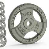 Olympic Tri Grip Viksjärnvikter - Par & Set