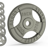 Olympic Tri Grip Viksjärnvikter - Par & Set