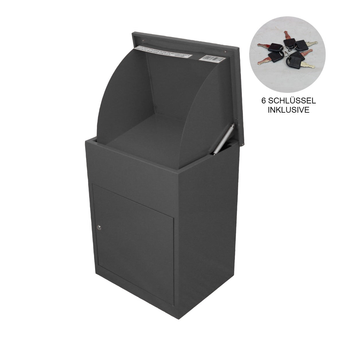Paketlåda Postlåda Grå