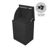Paketlåda Postlåda Svart