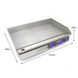 70 cm Brett Elektriskt Stekbord