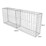 2 st Gabioner 80 cm (H) x 100 cm (B) x 30 cm (D)