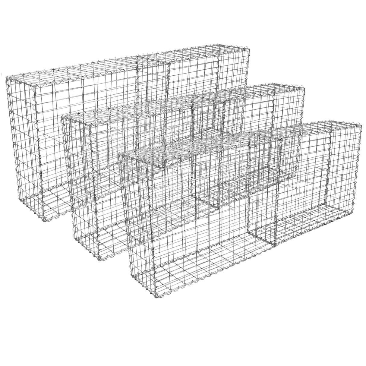 6 st Gabioner 95 cm (H) x 100 cm (B) x 30 cm (D)