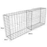6 st Gabioner 95 cm (H) x 100 cm (B) x 30 cm (D)