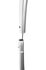 Bröllopsbåge – Silver & 1 x Vitt Pilträd 180cm Varma Vita LED