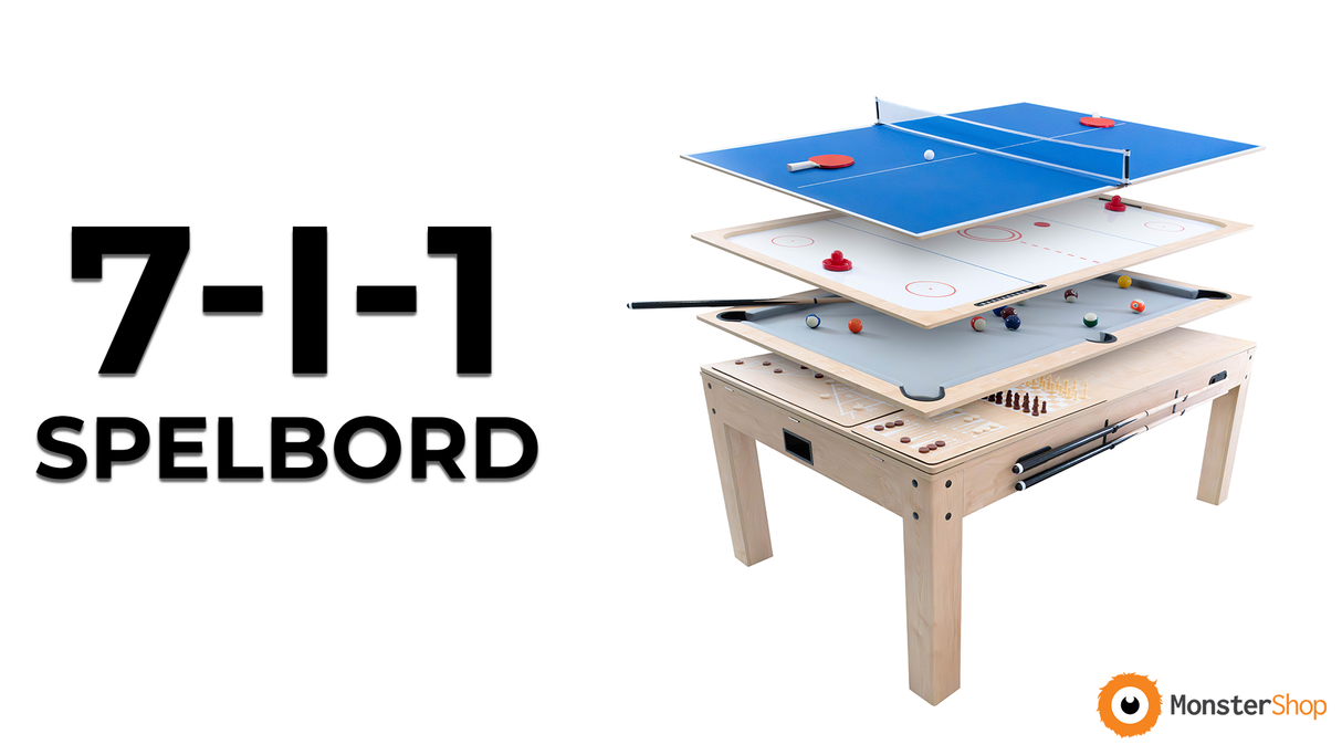 7-i-1 Spelbord – Ek