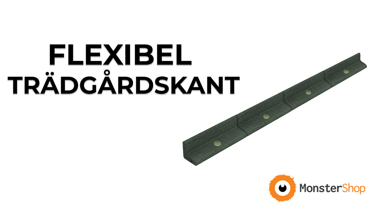 Flexibel gräskant 4 x 1,2 m – Terrakotta