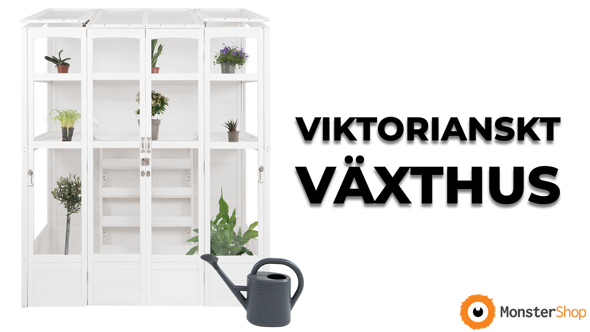 Växthus i Viktoriansk Stil - Vit