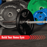 Olympic Tri-Grip Gummiviktplattor - Svarta Par & Set