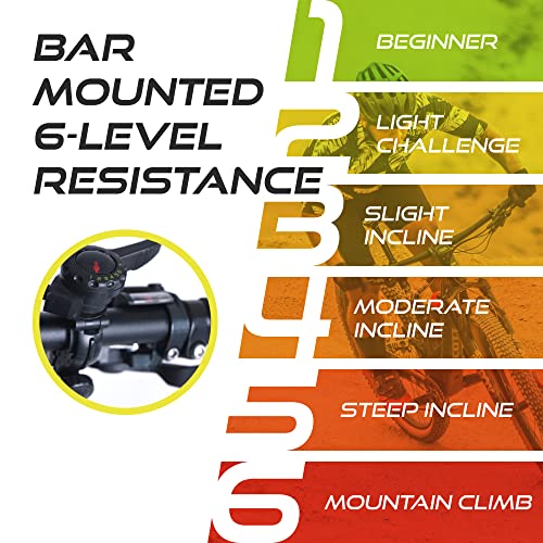 Velo Pro Turbotränare - Variabel Motstånd Magnetisk Inomhuscykeltränare för Landsvägscyklar & Mountainbikes