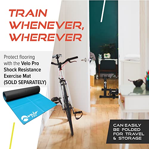 Velo Pro Turbo Trainer - Variabel Motstånd Magnetisk Inomhuscykeltränare för Landsvägscyklar & Mountainbikes